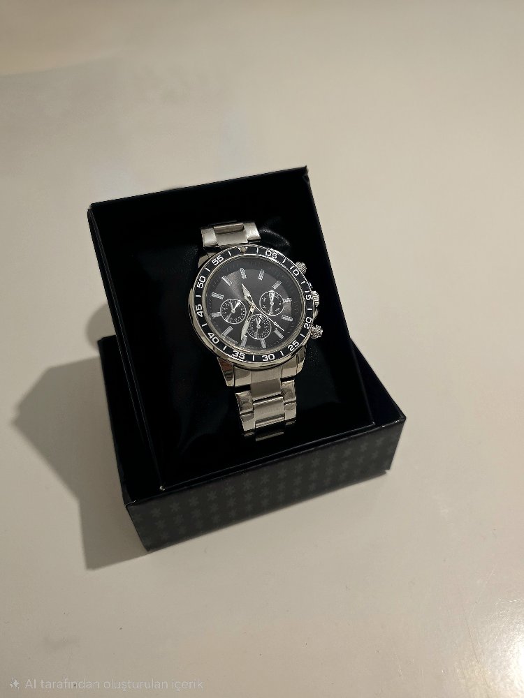 “Cyan Elegance – Silver Erkek Saati”(GMS04)