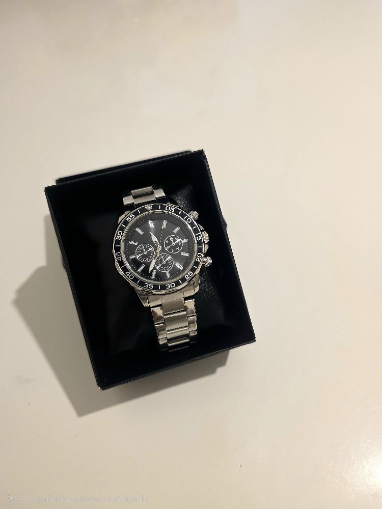 “Cyan Elegance – Silver Erkek Saati”(GMS04)