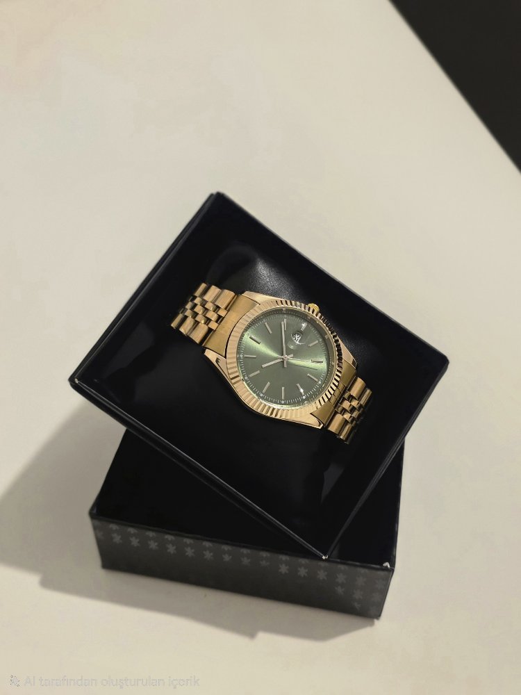 “Prestige Green – Gold Erkek Saati”(GMY01)