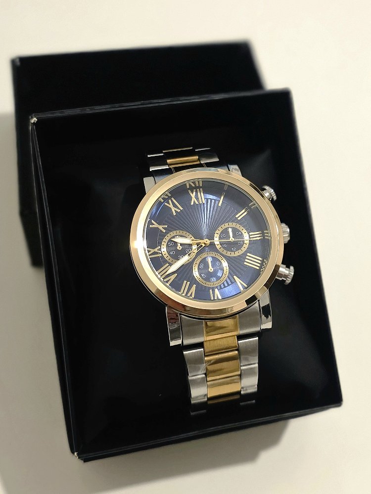 Lüks Erkek Kol Saati – Gold & Silver Premium Model (Yeni Sezon)(GAML01)