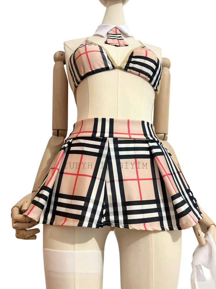 Burberry School Etekli Fantezi Takım