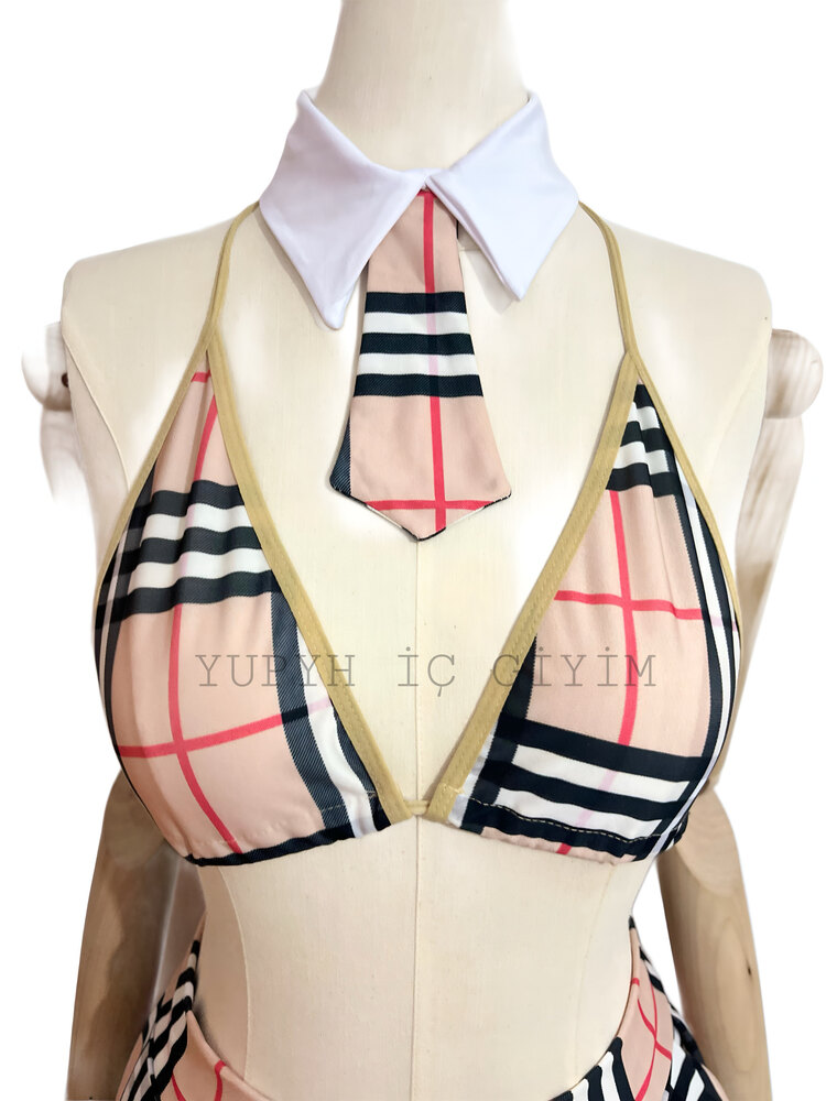 Burberry School Etekli Fantezi Takım