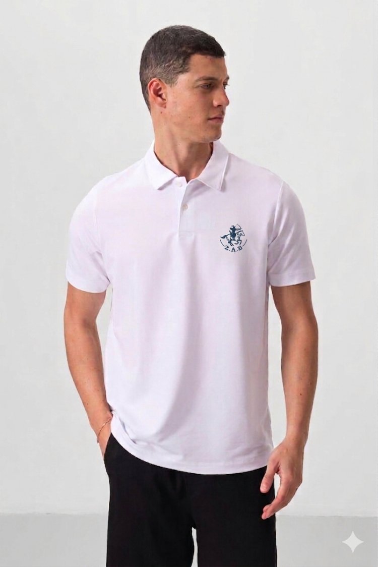 Polo yaka tişört %100 pamuk 