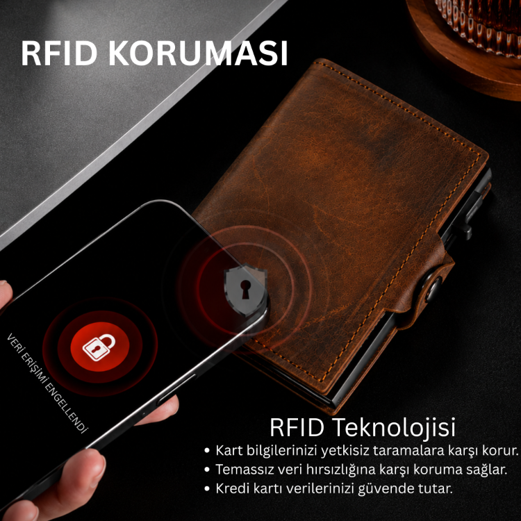 3'ü 1 Arada Kişiselleştirilebilir Hakiki Deri Cüzdan – Ayrılabilir MagSafe Kartlık
