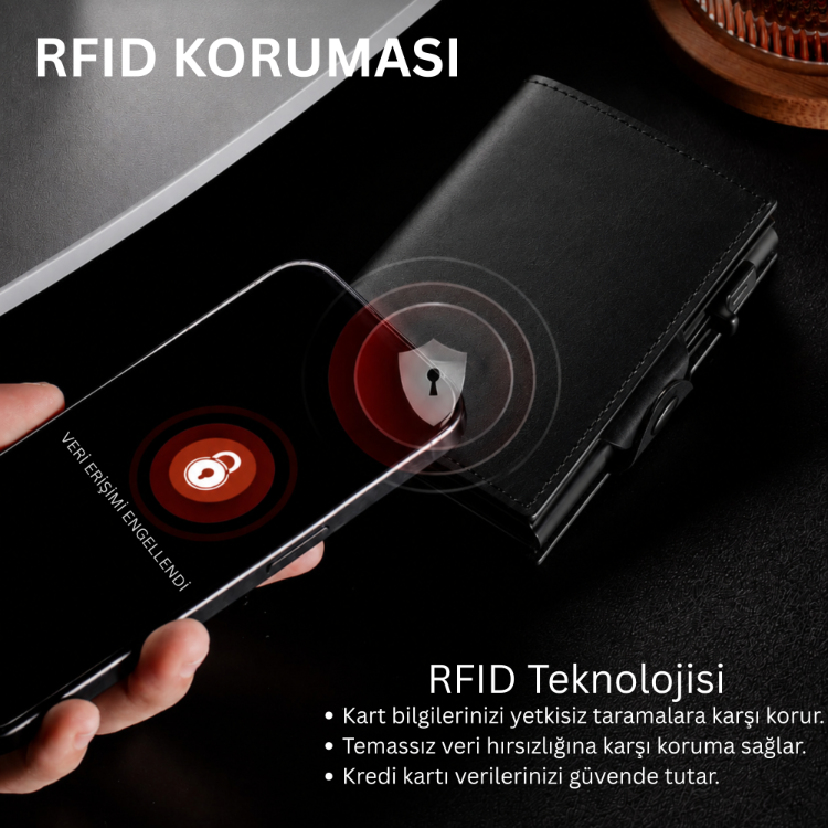 3'ü 1 Arada Kişiselleştirilebilir Hakiki Deri Cüzdan – Ayrılabilir MagSafe Kartlık