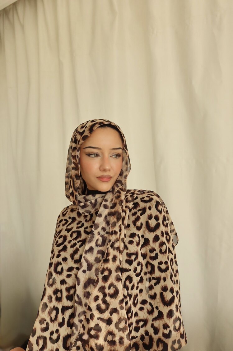 Leopar Orijinal Desen Şal