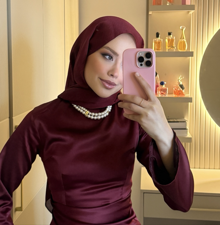 Bordo Rengi Swan Şal