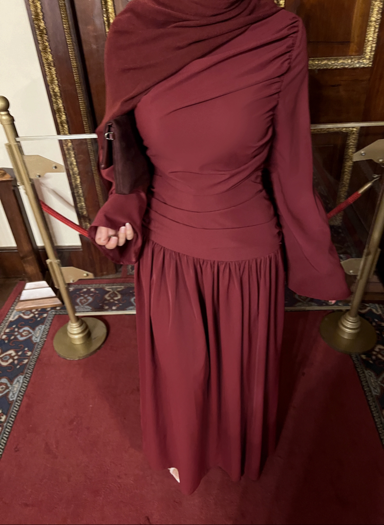 Bordo Vela Elbise