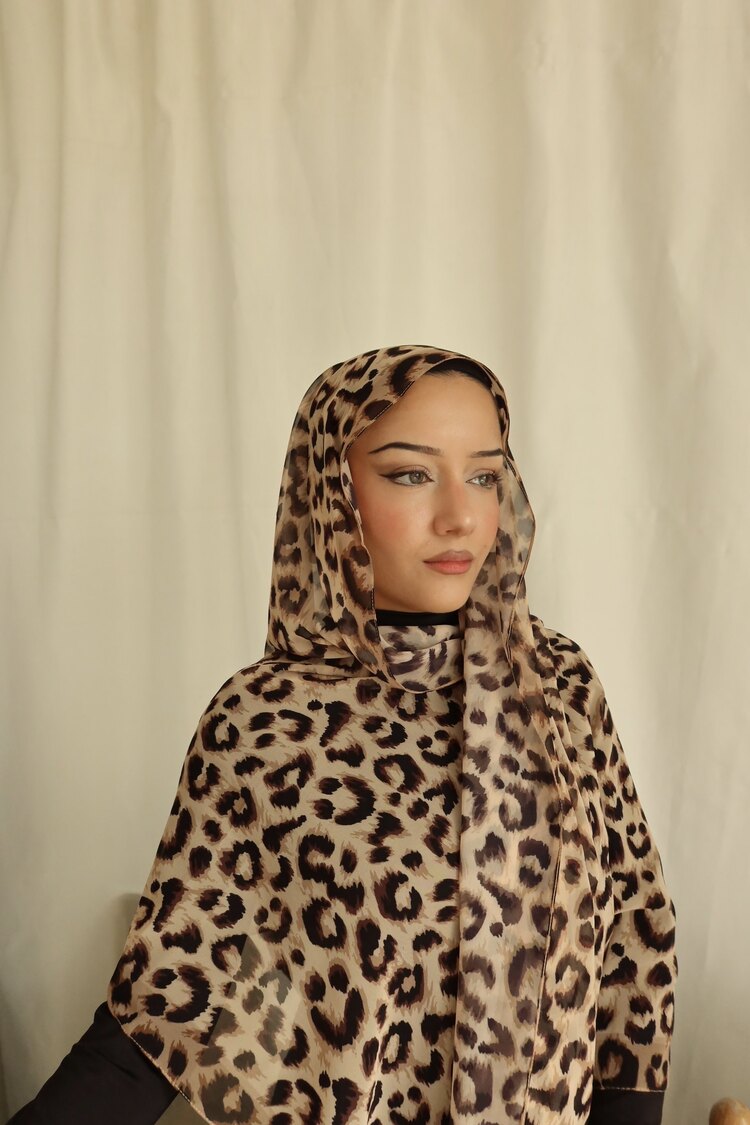 Leopar Orijinal Desen Şal