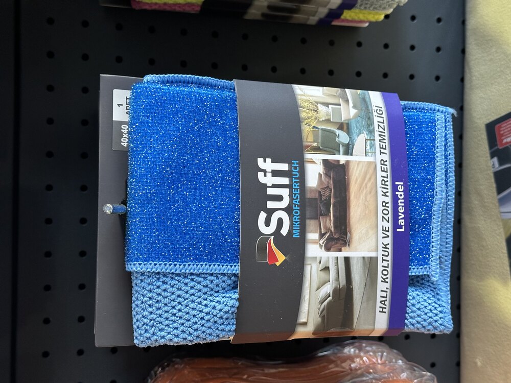 SUFF ÇİFT TARAFLI DETAY TEMİZLEME BEZİ