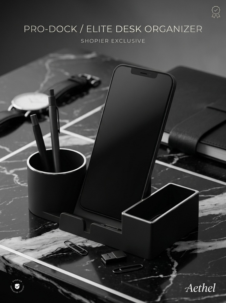Modüler Masaüstü Düzenleyici & Telefon Standı