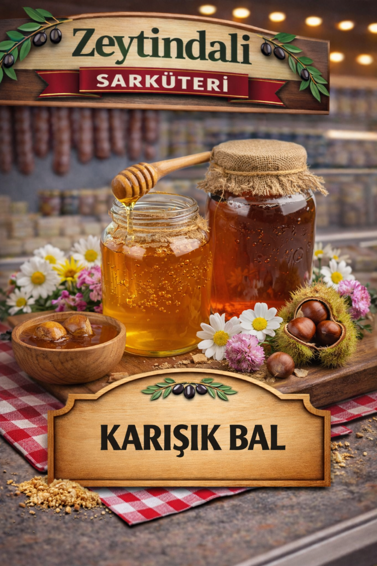 KARIŞIK BAL(KESTANE ÇİÇEK)1KG