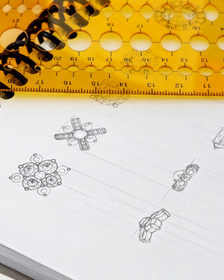 “Online Mücevher Sketch Eğitimi Özel Ders – 400 USD