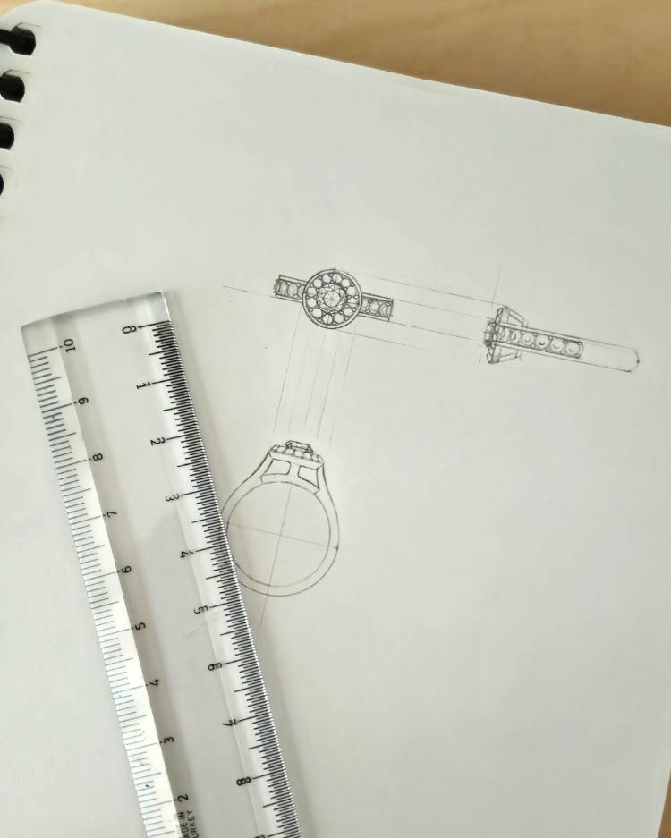 “Online Mücevher Sketch Eğitimi Özel Ders – 400 USD
