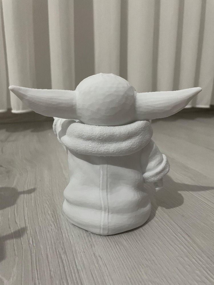 Boyanabilir 3D Baby Yoda Temalı Biblo ve Hobi Seti