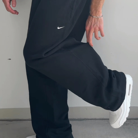 Nike Siyah Oversize Eşofman Altı
