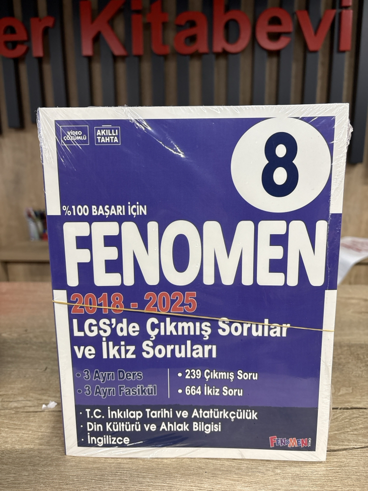 8.sınıf fenomen 2018-2025 LGS’de çıkmış sorular