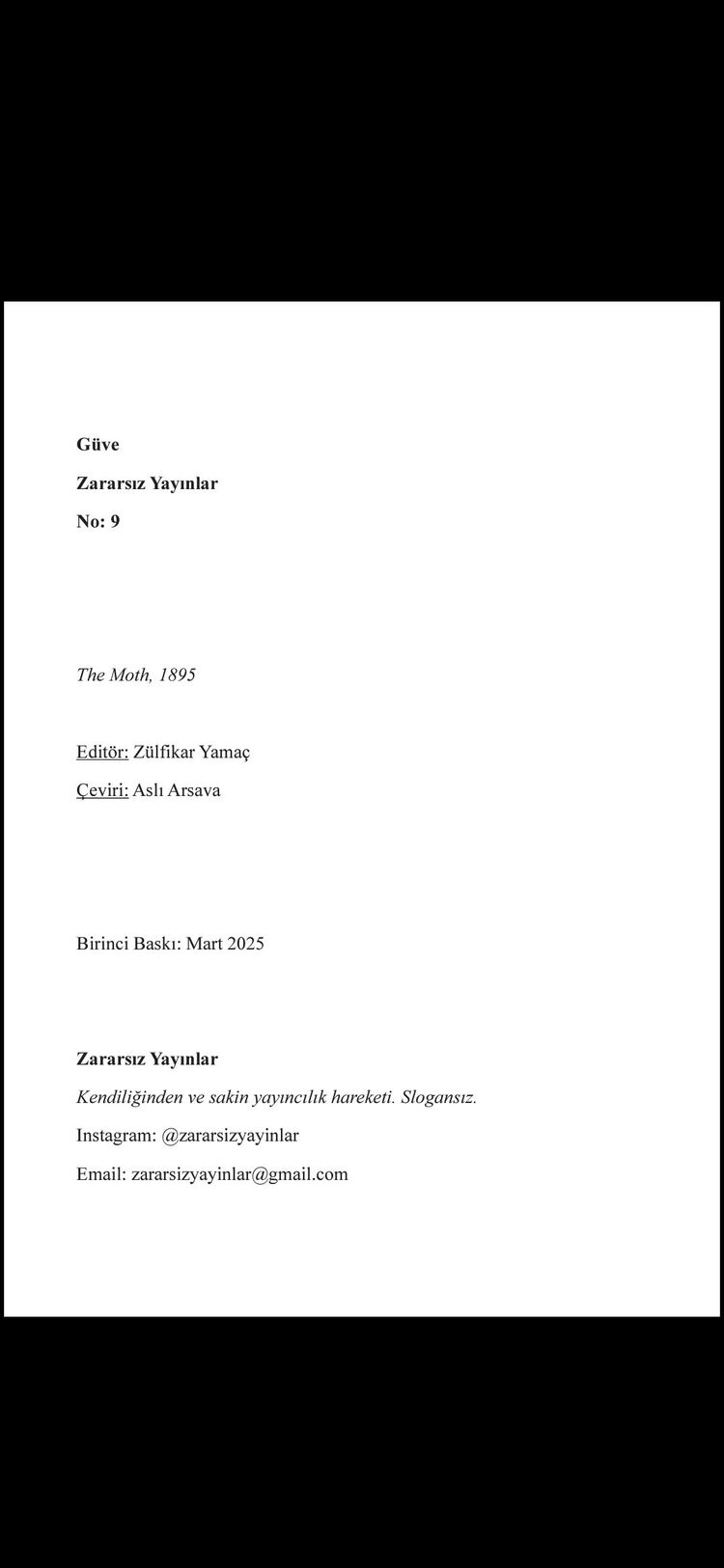 Güve - E-kitap