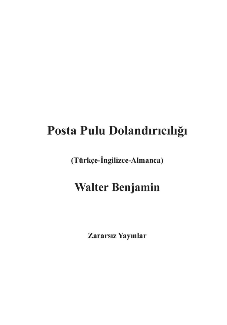 Posta Pulu Dolandırıcılığı (Türkçe-İngilizce-Almanca) E-kitap