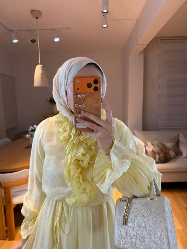 Eflim Sarı Elbise