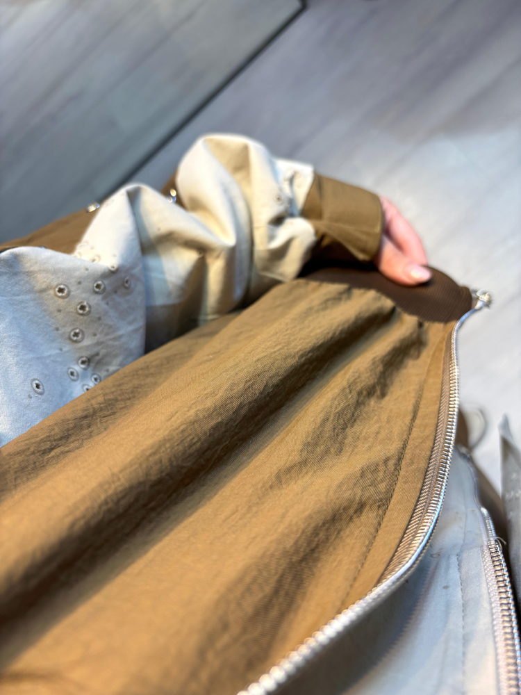 Camel Kapüşonlu Garnili Takım Premium