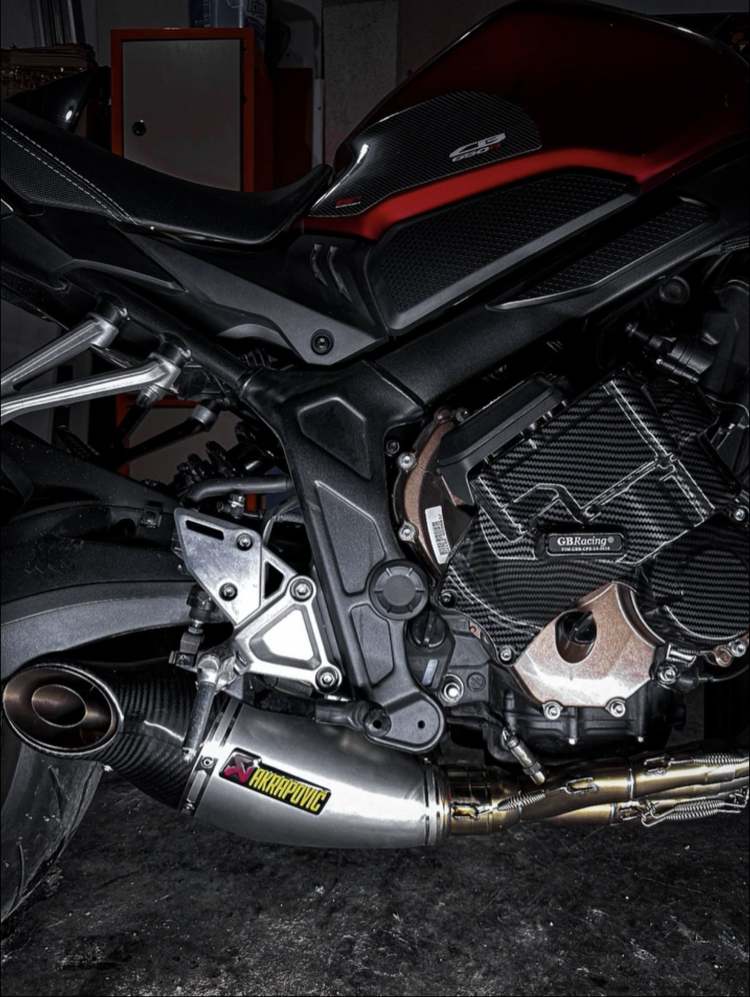 650R CBR CB Blok Koruma Kapak Karbon E Clutch 