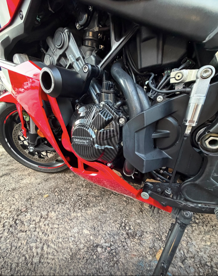 650R CBR CB Blok Koruma Kapak Karbon E Clutch 