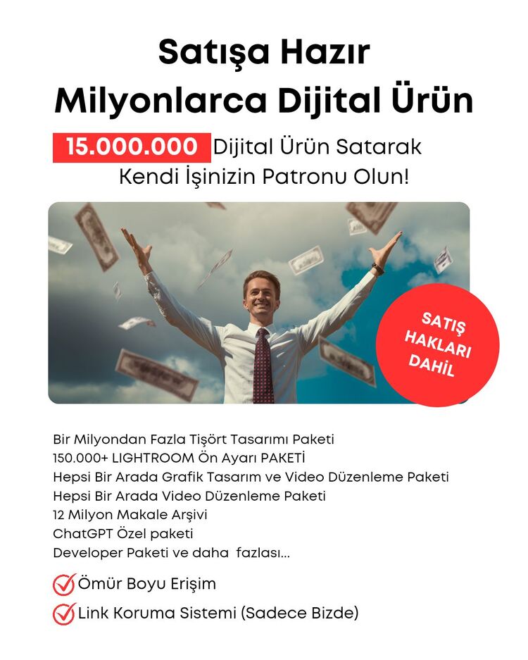 15 Milyon Dijital Ürün