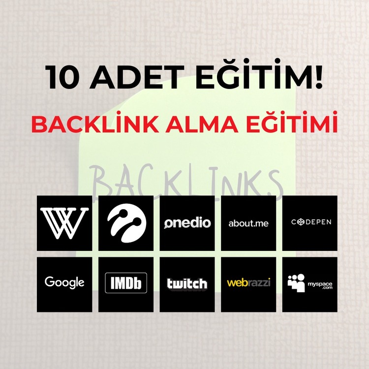 Backlink Alma Eğitimi