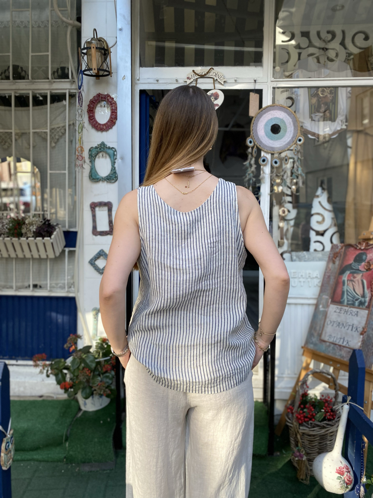 İtalyan keten takım