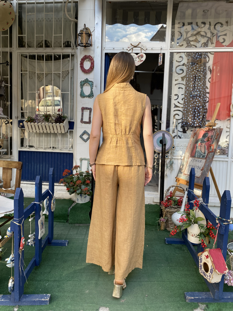 İtalyan keten takım