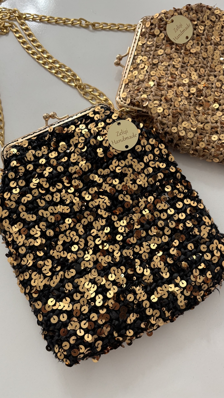 sequin bag
