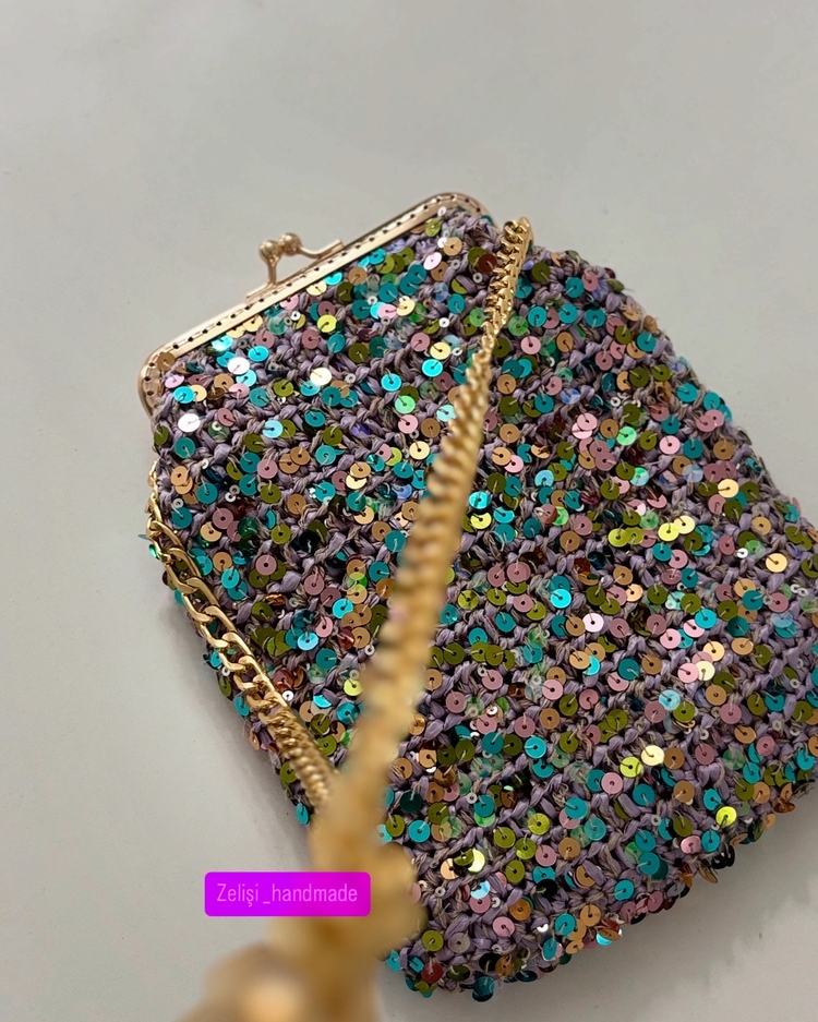 sequin bag