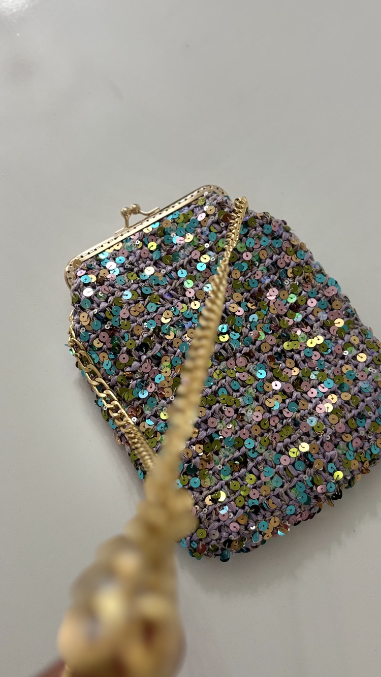 sequin bag