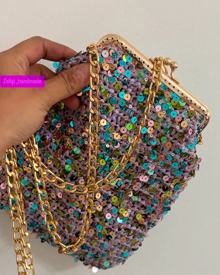 sequin bag