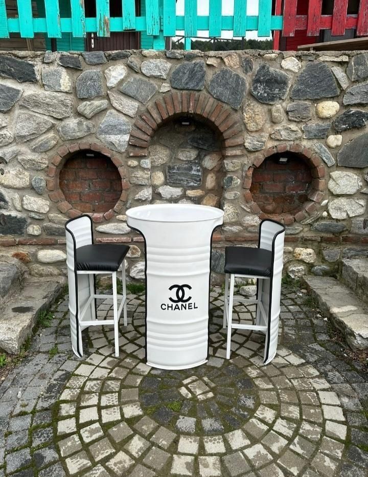 ikili varil bistro oturma grubu