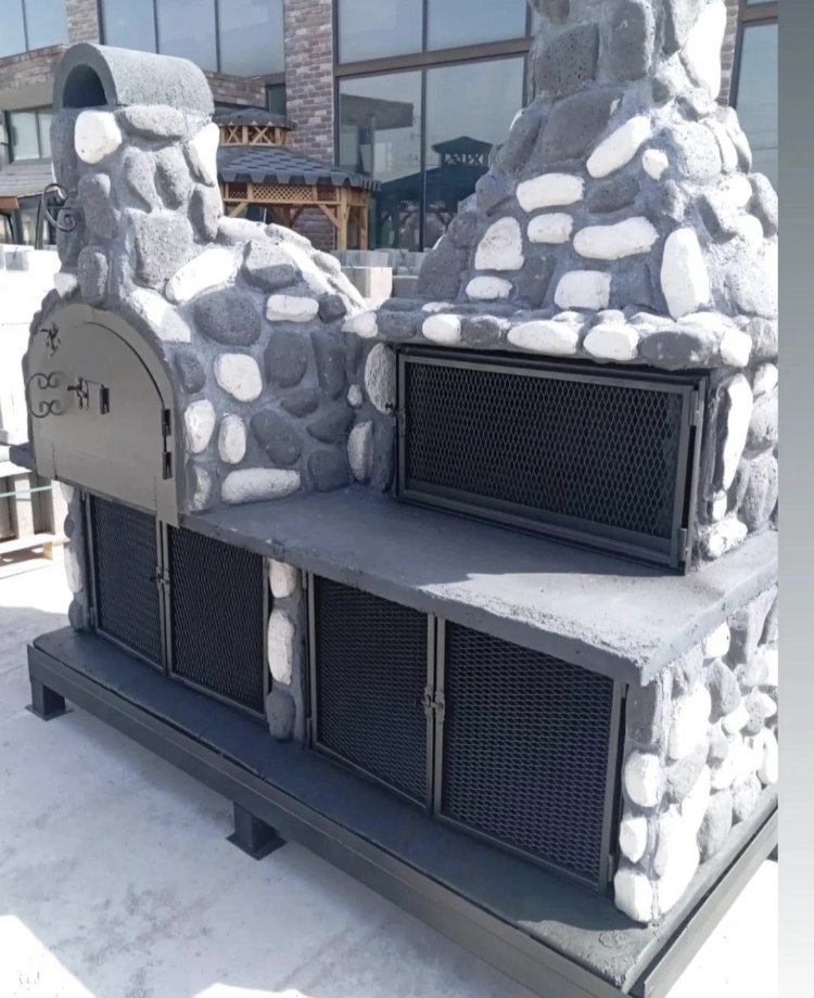Taş fırın ve barbekü 