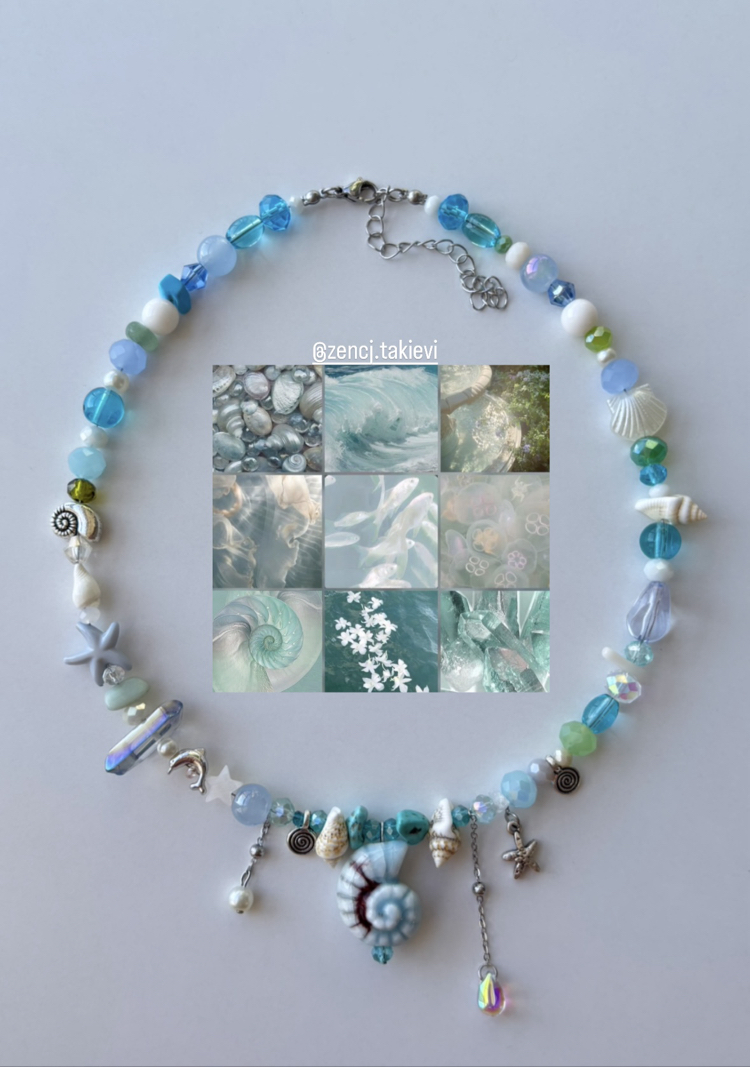 Blue Shell Aesthetic Choker