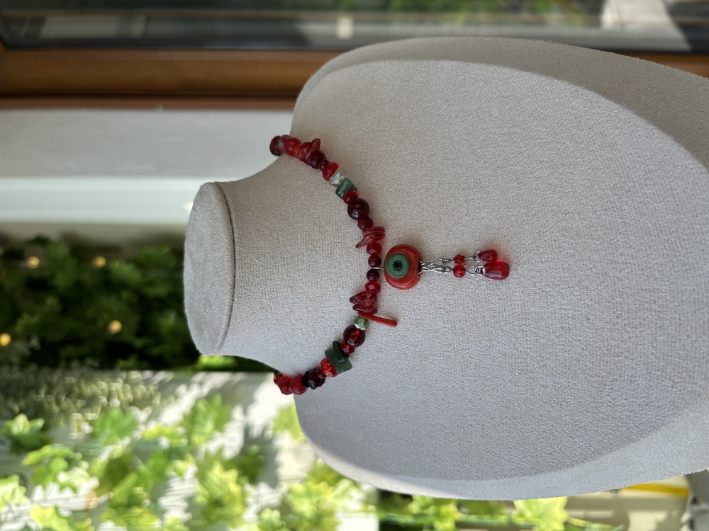 Halloween Kanlı Göz Choker