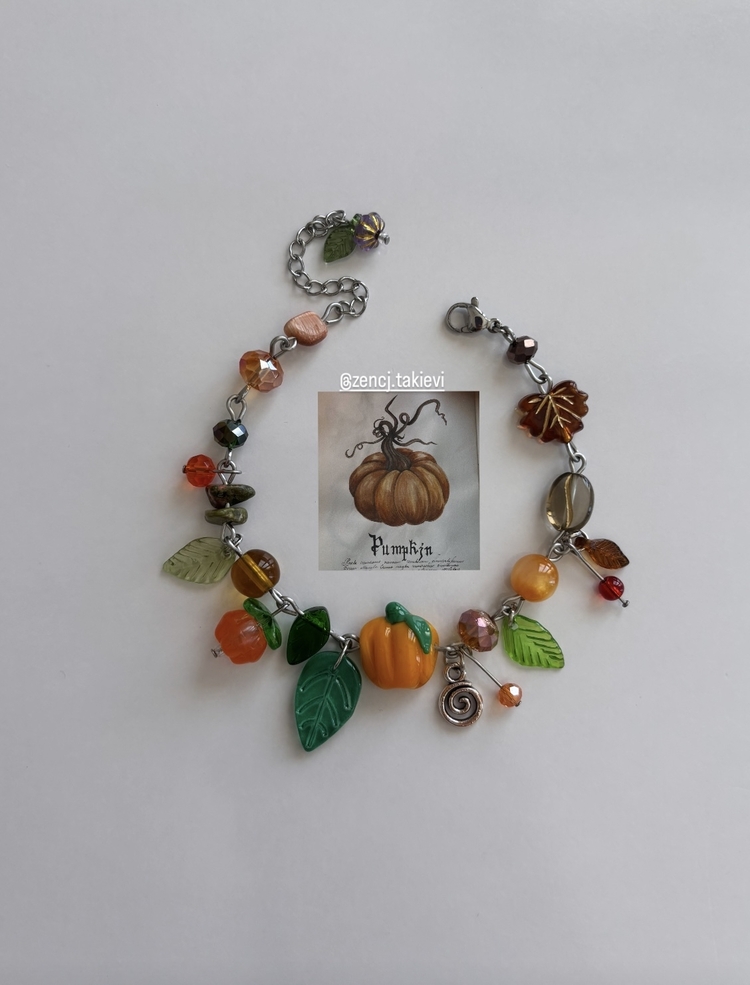 Murano Pumpkin Bileklik
