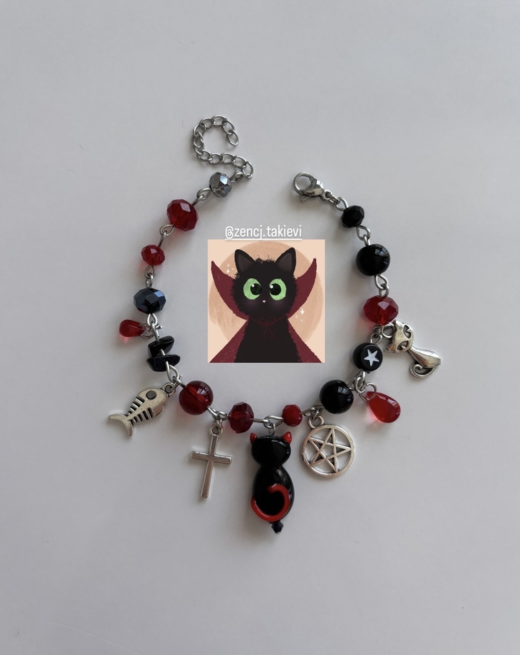 Devil Cat Murano bileklik