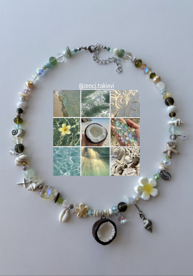 Coconut Tropic Choker y2k