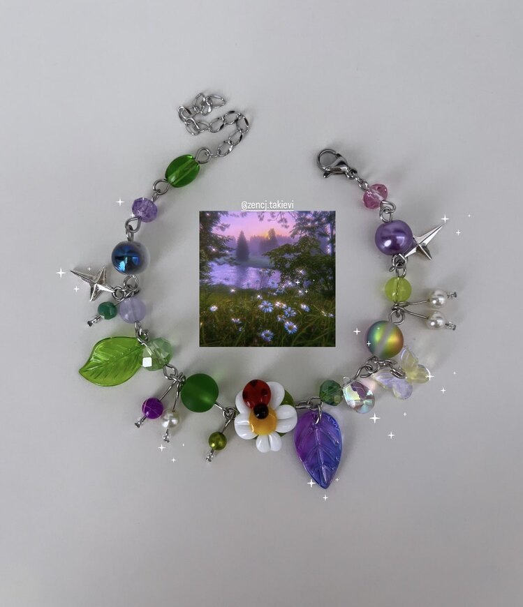 Fairycore papatya bileklik