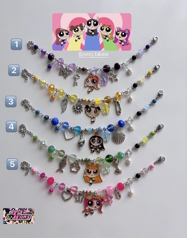 New Jeans Charm Bileklik