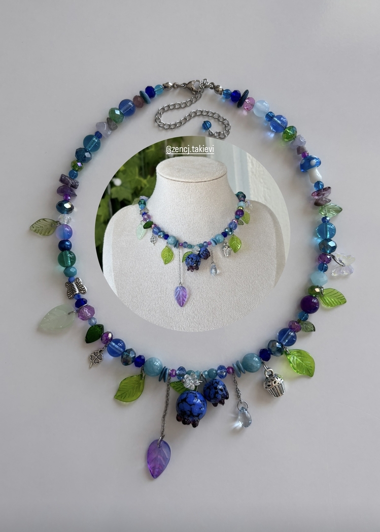 Blueberry Drop Choker