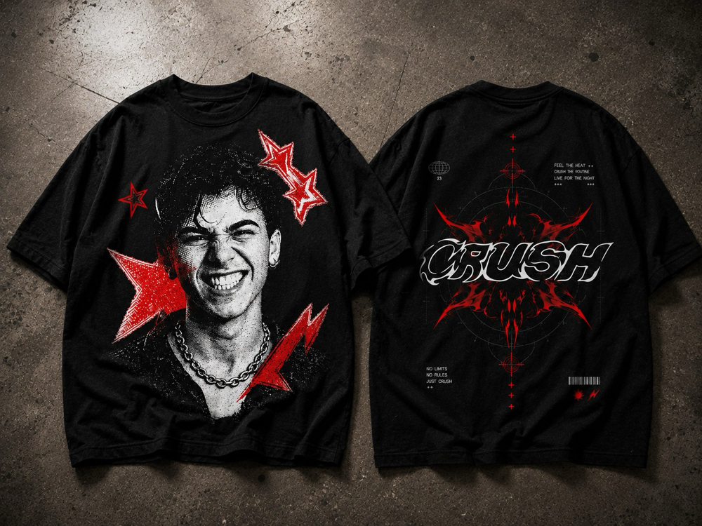 Crush Efe Şan Oversize Tişört