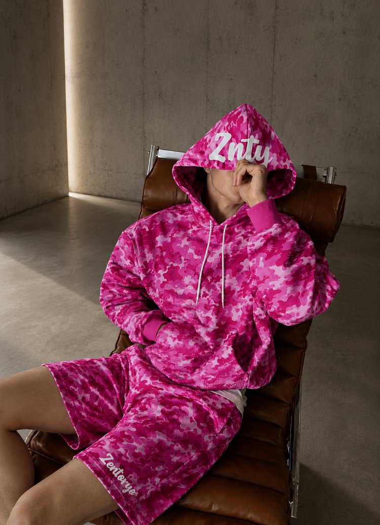 ZENTORYO - Signature Pink Camo Heavyweight Hoodie