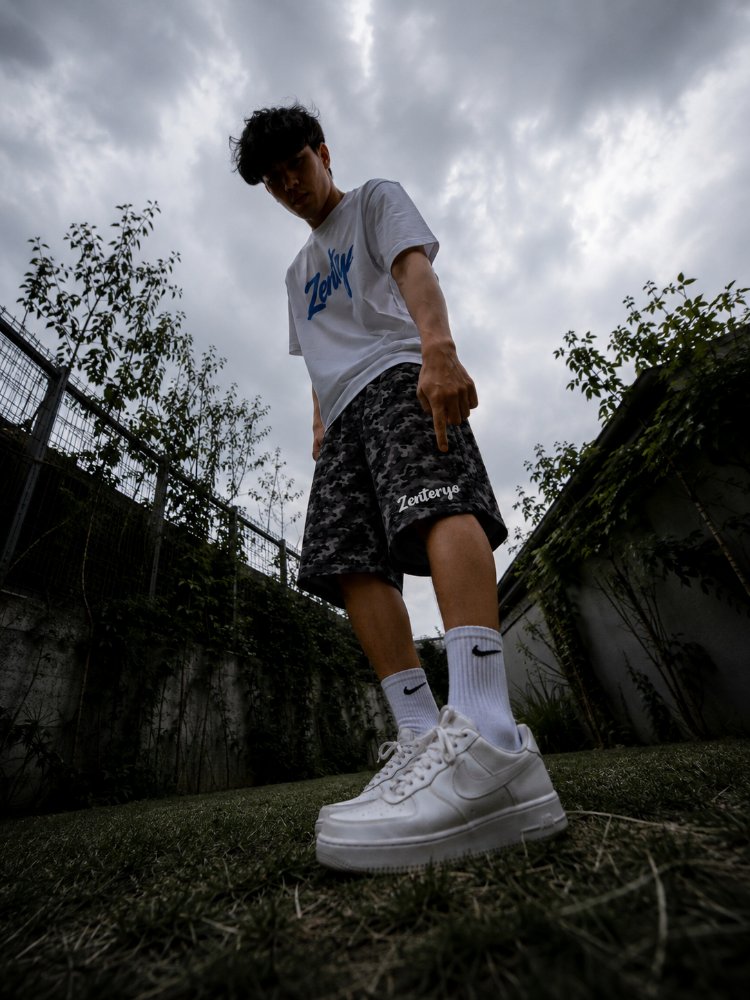 ​ZENTORYO - Signature Black Camo Shorts