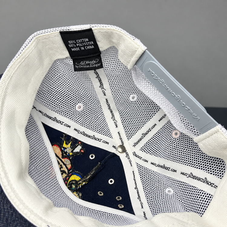 Ed Hardy Death’s Romance Trucker Cap