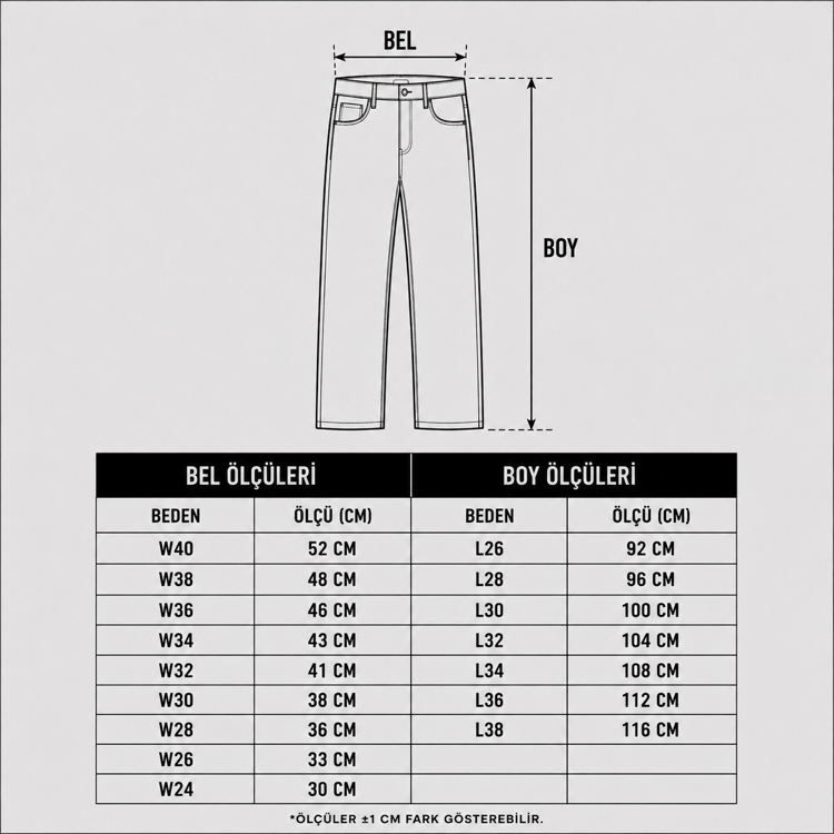 Bootcut Antrasit Denim Jean